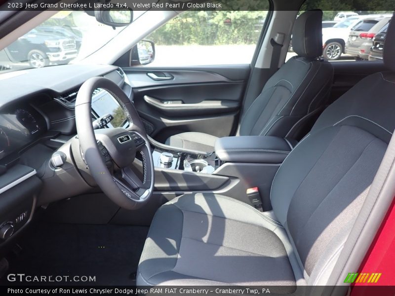 Velvet Red Pearl / Global Black 2023 Jeep Grand Cherokee L Laredo 4x4