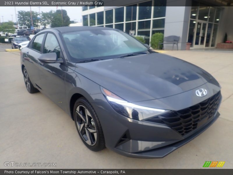 Ecotronic Gray / Medium Gray 2023 Hyundai Elantra SEL