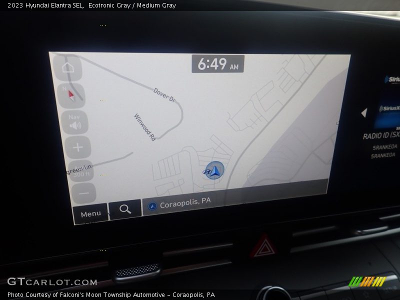 Ecotronic Gray / Medium Gray 2023 Hyundai Elantra SEL