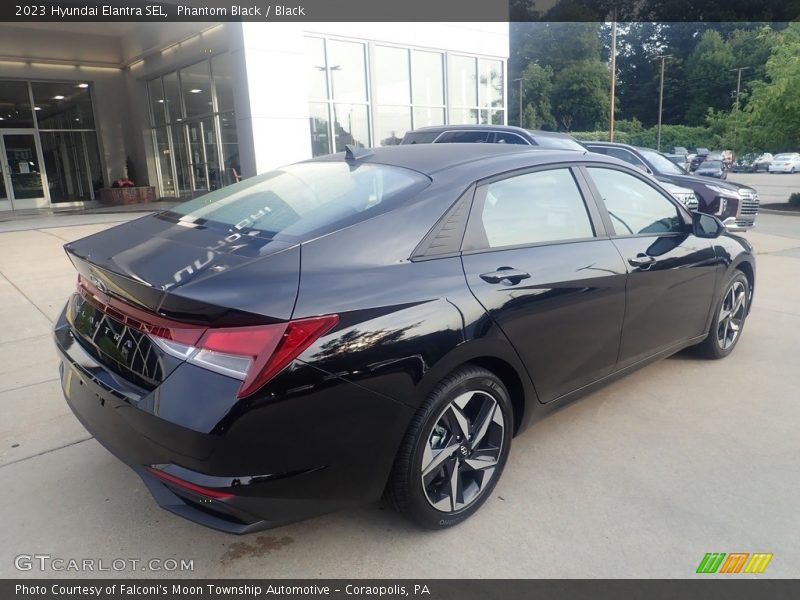 Phantom Black / Black 2023 Hyundai Elantra SEL