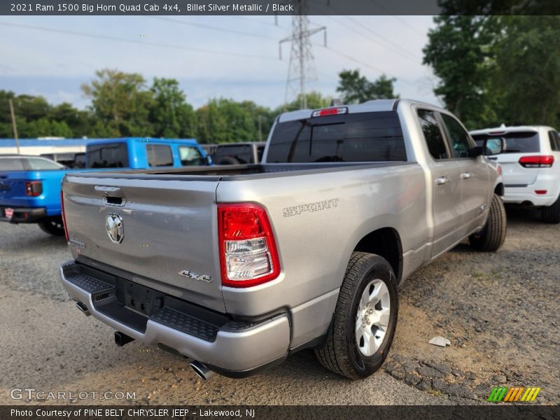 Billet Silver Metallic / Black 2021 Ram 1500 Big Horn Quad Cab 4x4