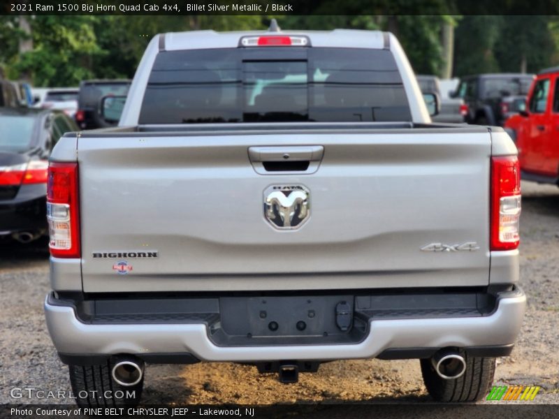 Billet Silver Metallic / Black 2021 Ram 1500 Big Horn Quad Cab 4x4