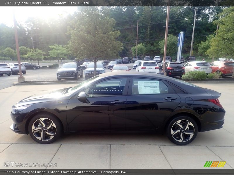 Phantom Black / Black 2023 Hyundai Elantra SEL