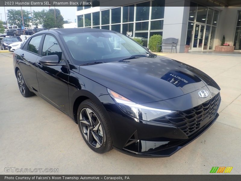 Phantom Black / Black 2023 Hyundai Elantra SEL