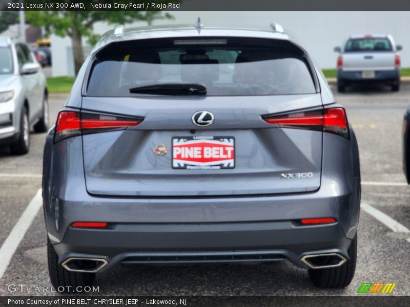 Nebula Gray Pearl / Rioja Red 2021 Lexus NX 300 AWD