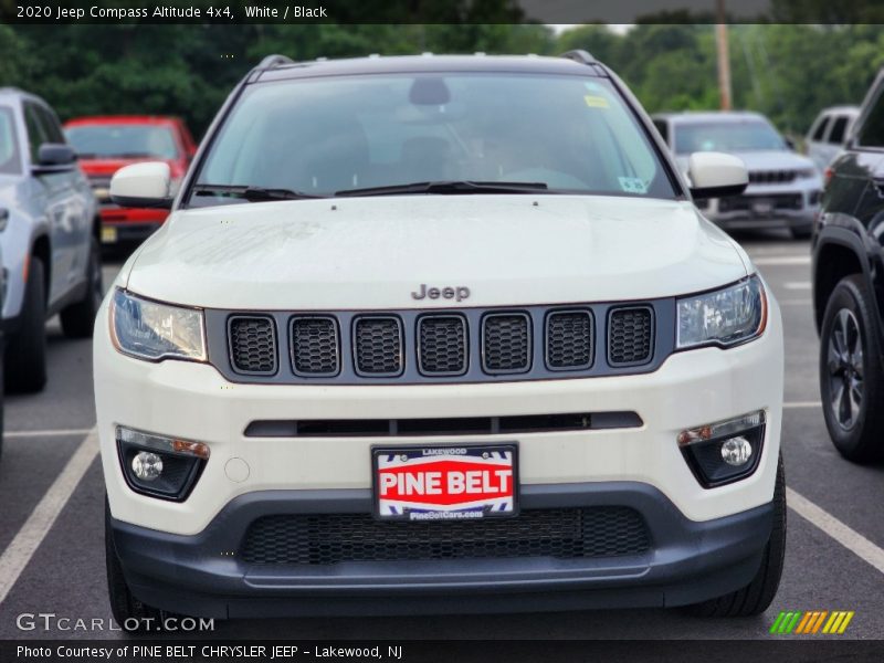 White / Black 2020 Jeep Compass Altitude 4x4