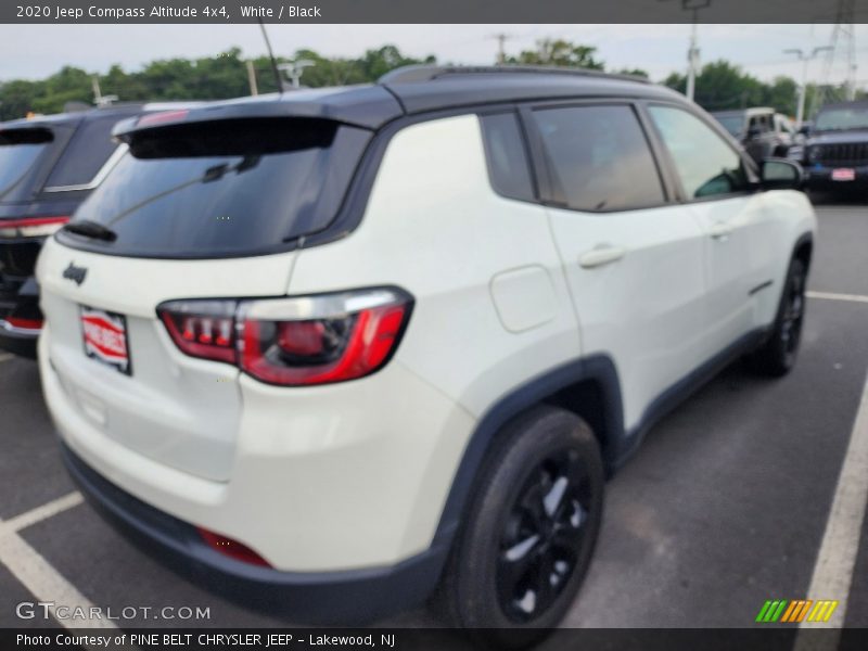 White / Black 2020 Jeep Compass Altitude 4x4