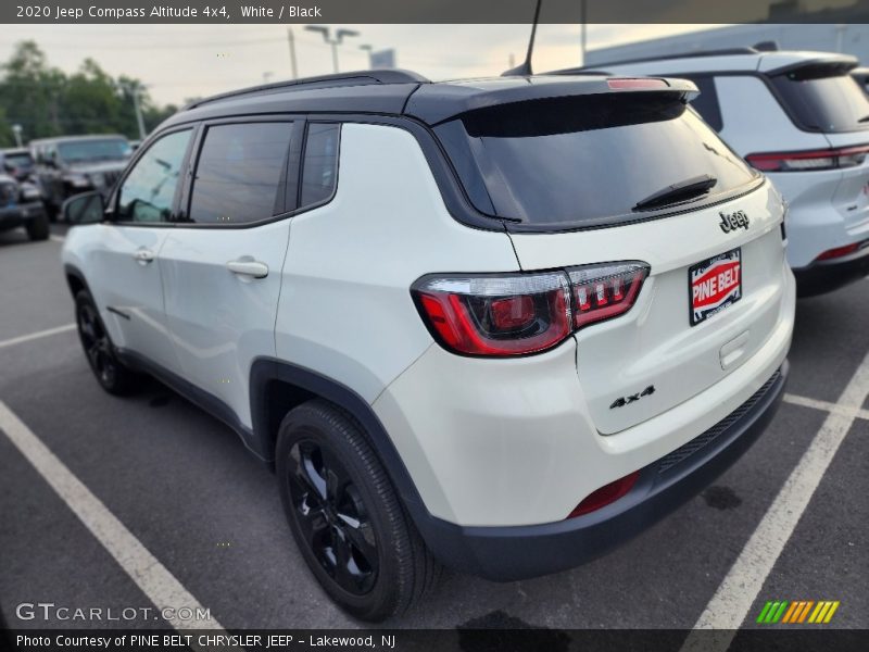 White / Black 2020 Jeep Compass Altitude 4x4