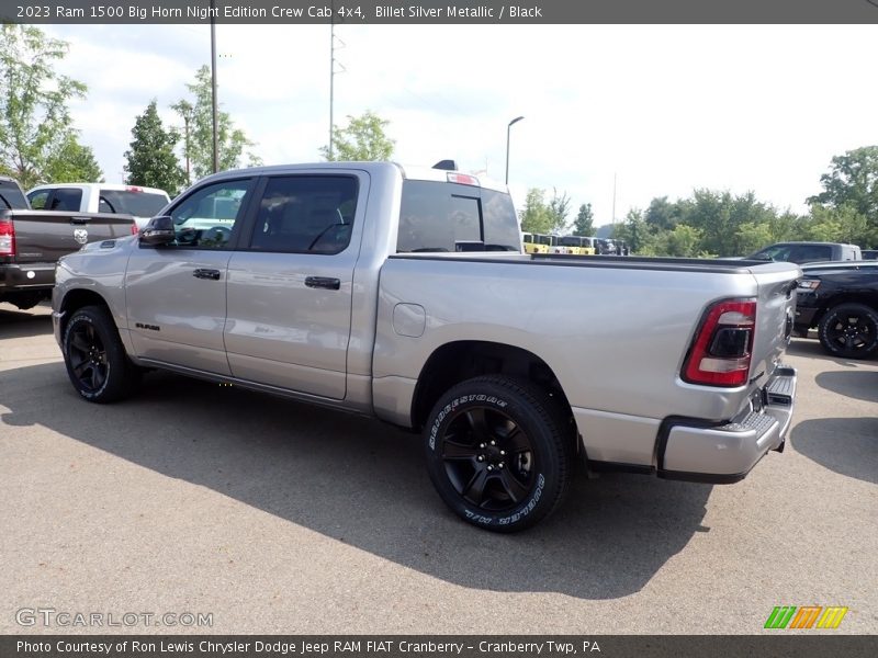 Billet Silver Metallic / Black 2023 Ram 1500 Big Horn Night Edition Crew Cab 4x4