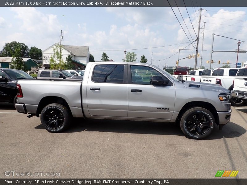  2023 1500 Big Horn Night Edition Crew Cab 4x4 Billet Silver Metallic