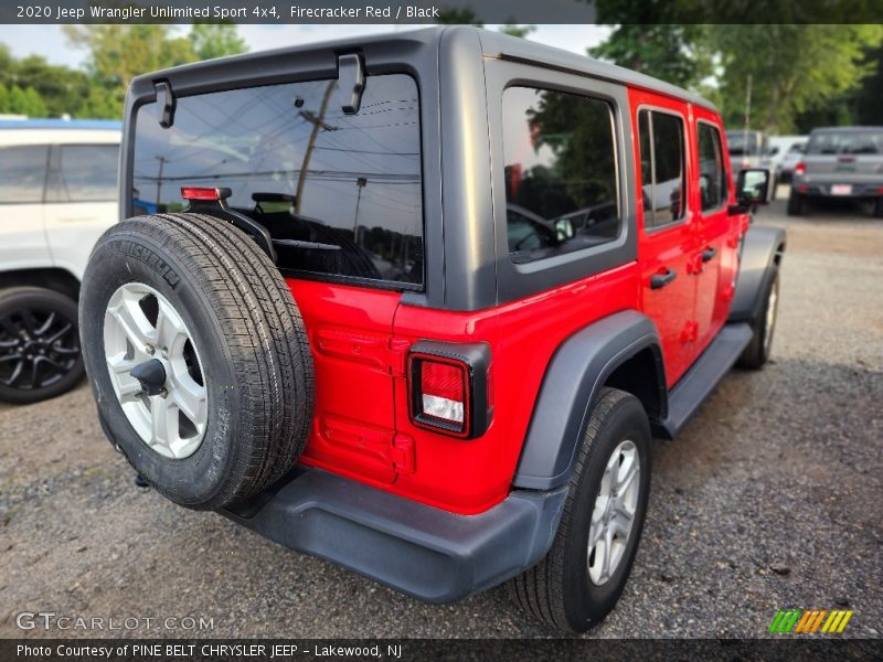 Firecracker Red / Black 2020 Jeep Wrangler Unlimited Sport 4x4