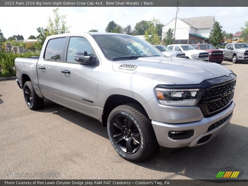 Front 3/4 View of 2023 1500 Big Horn Night Edition Crew Cab 4x4