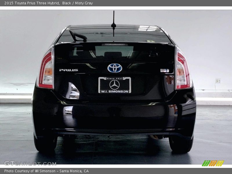 Black / Misty Gray 2015 Toyota Prius Three Hybrid