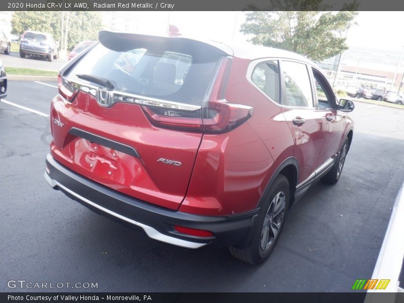 Radiant Red Metallic / Gray 2020 Honda CR-V LX AWD