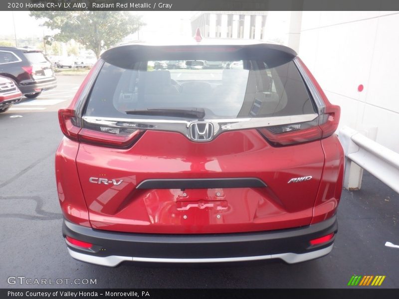 Radiant Red Metallic / Gray 2020 Honda CR-V LX AWD