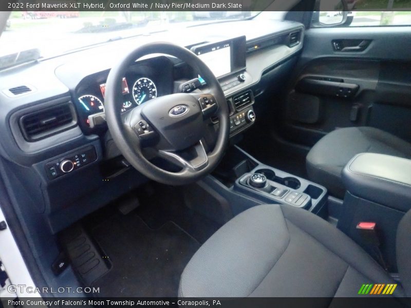  2022 Maverick XLT Hybrid Navy Pier/Medium Dark Slate Interior