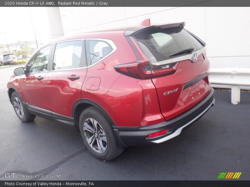 Radiant Red Metallic / Gray 2020 Honda CR-V LX AWD
