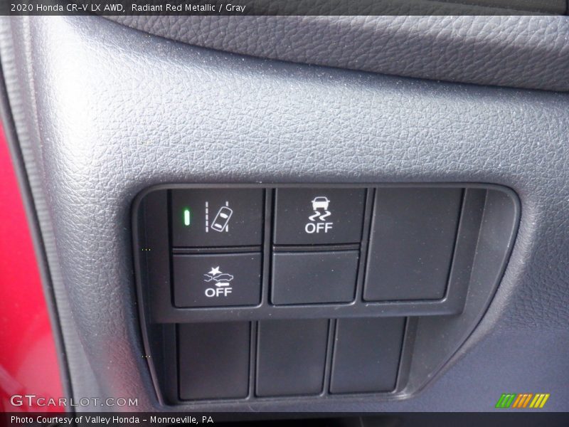 Radiant Red Metallic / Gray 2020 Honda CR-V LX AWD