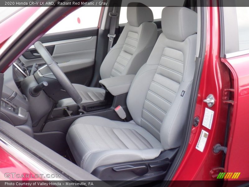 Radiant Red Metallic / Gray 2020 Honda CR-V LX AWD