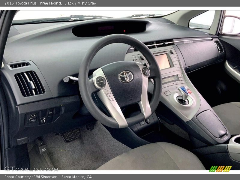  2015 Prius Three Hybrid Misty Gray Interior