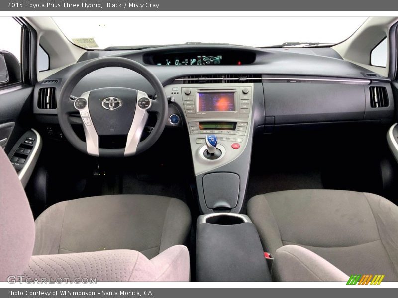 Misty Gray Interior - 2015 Prius Three Hybrid 