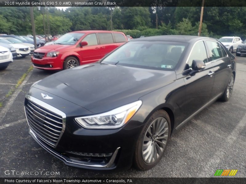 Himalayan Gray / Black 2018 Hyundai Genesis G90 5.0 AWD