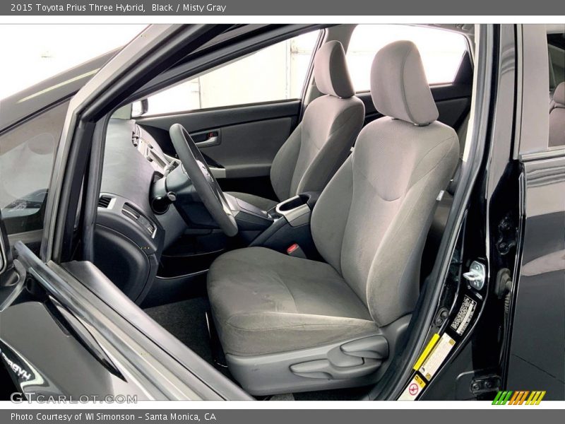 Front Seat of 2015 Prius Three Hybrid