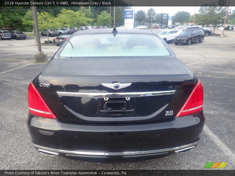 Himalayan Gray / Black 2018 Hyundai Genesis G90 5.0 AWD