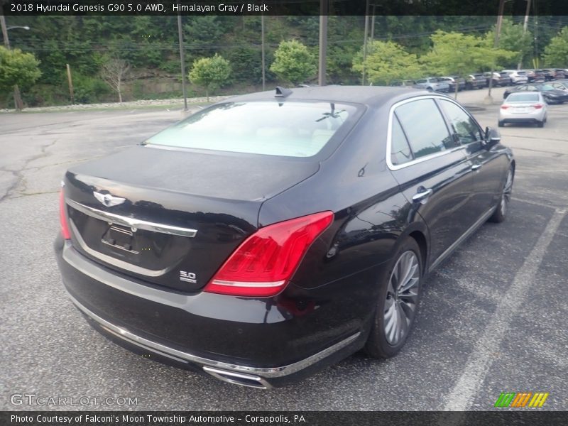 Himalayan Gray / Black 2018 Hyundai Genesis G90 5.0 AWD
