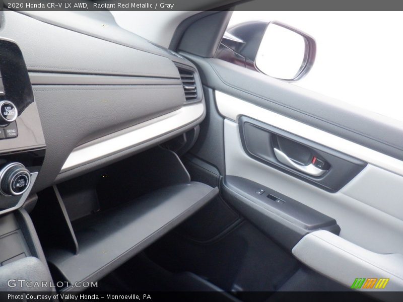 Radiant Red Metallic / Gray 2020 Honda CR-V LX AWD