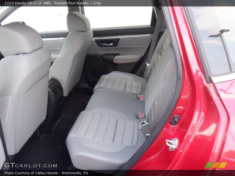 Radiant Red Metallic / Gray 2020 Honda CR-V LX AWD