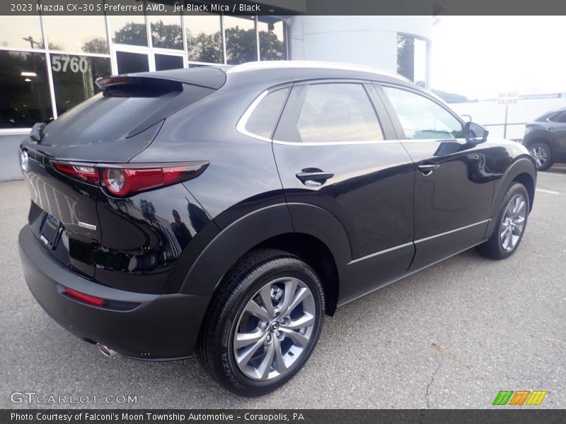 Jet Black Mica / Black 2023 Mazda CX-30 S Preferred AWD