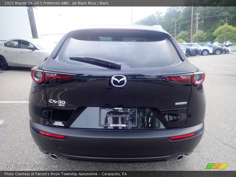 Jet Black Mica / Black 2023 Mazda CX-30 S Preferred AWD