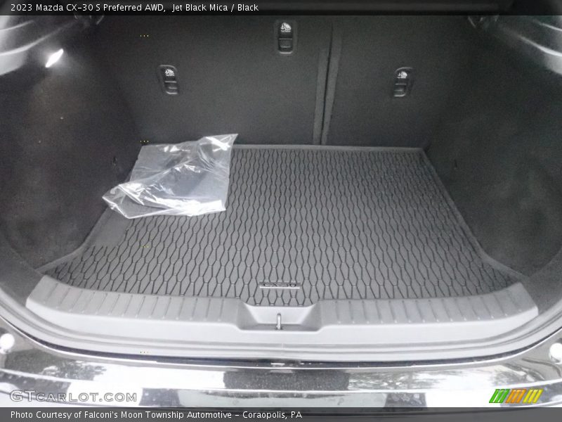 Jet Black Mica / Black 2023 Mazda CX-30 S Preferred AWD