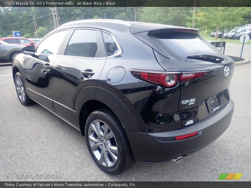 Jet Black Mica / Black 2023 Mazda CX-30 S Preferred AWD