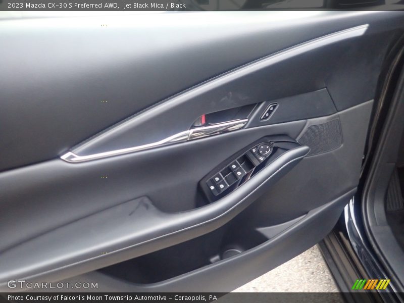 Jet Black Mica / Black 2023 Mazda CX-30 S Preferred AWD