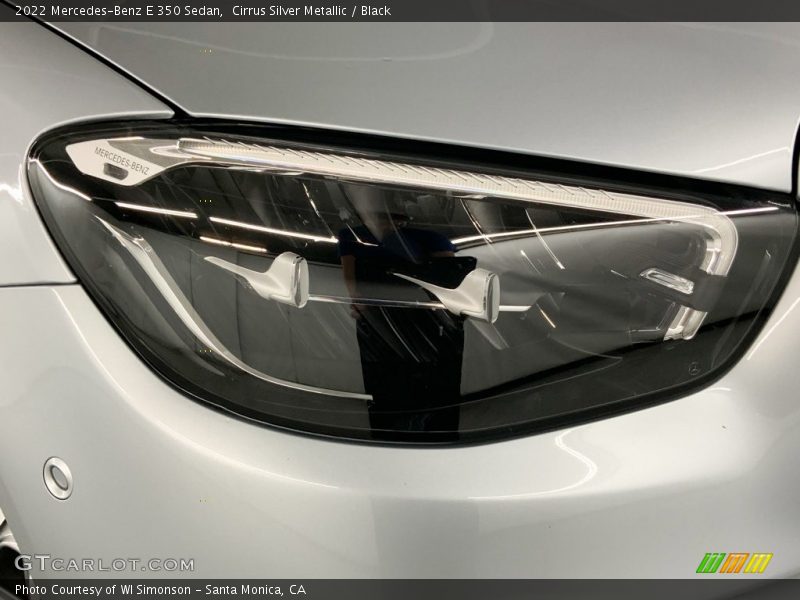 Cirrus Silver Metallic / Black 2022 Mercedes-Benz E 350 Sedan