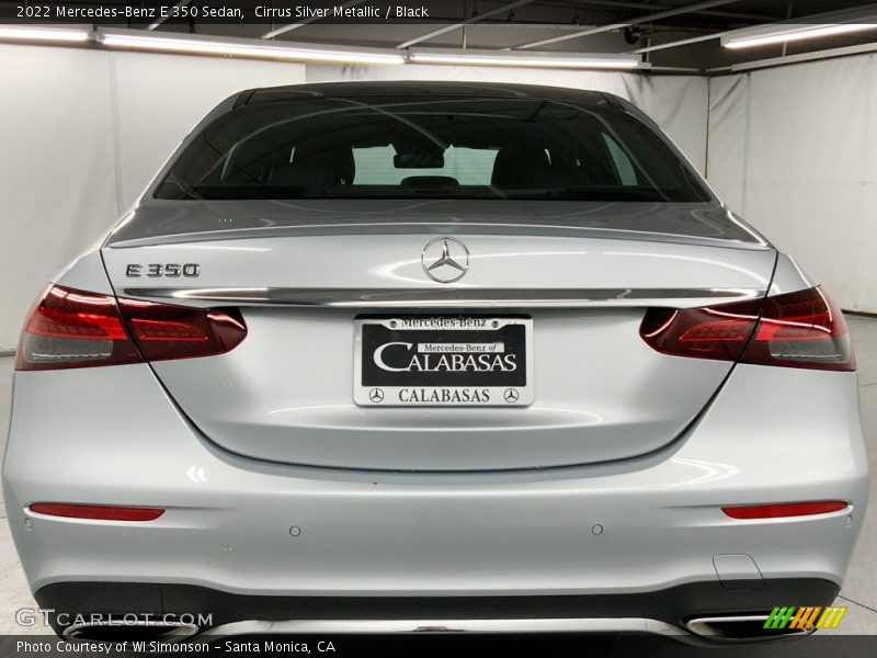 Cirrus Silver Metallic / Black 2022 Mercedes-Benz E 350 Sedan