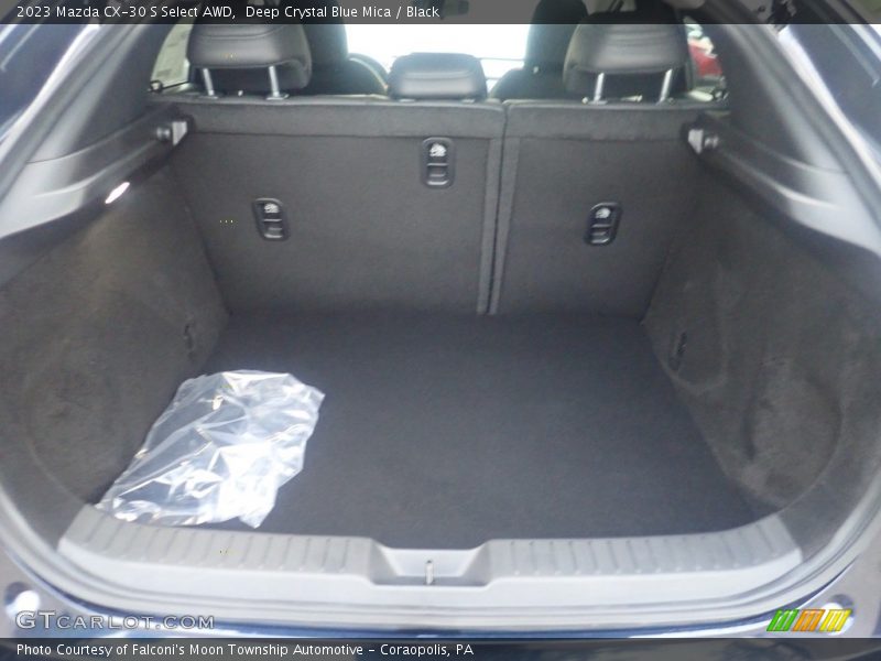 Deep Crystal Blue Mica / Black 2023 Mazda CX-30 S Select AWD