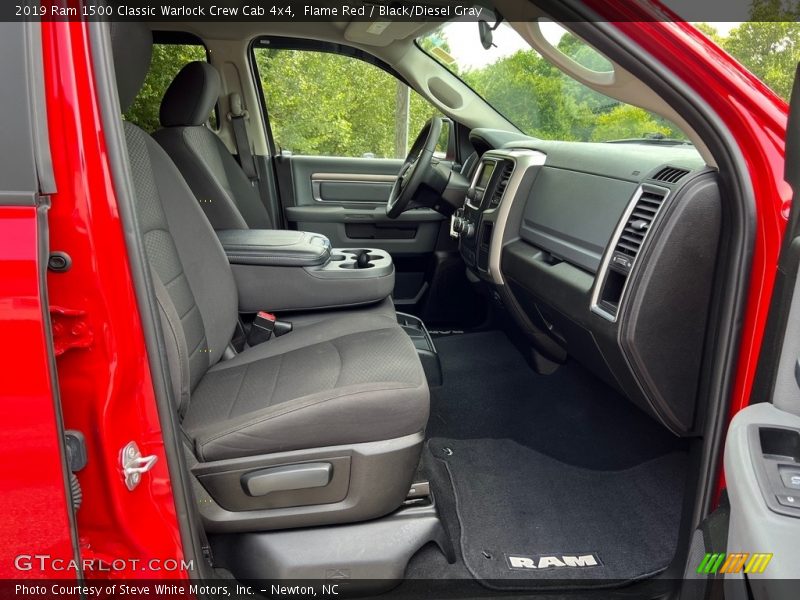 Front Seat of 2019 1500 Classic Warlock Crew Cab 4x4