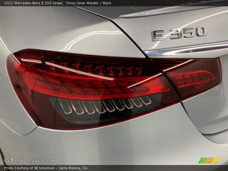 Cirrus Silver Metallic / Black 2022 Mercedes-Benz E 350 Sedan