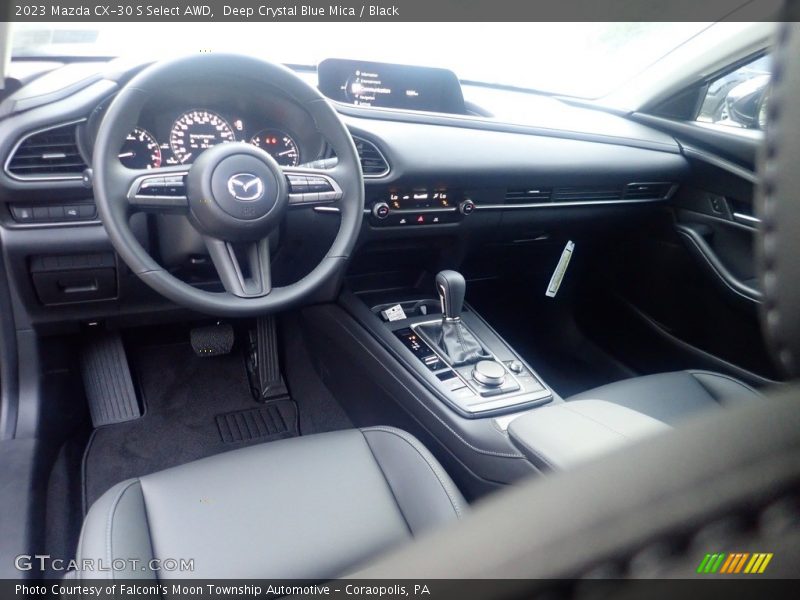 Deep Crystal Blue Mica / Black 2023 Mazda CX-30 S Select AWD