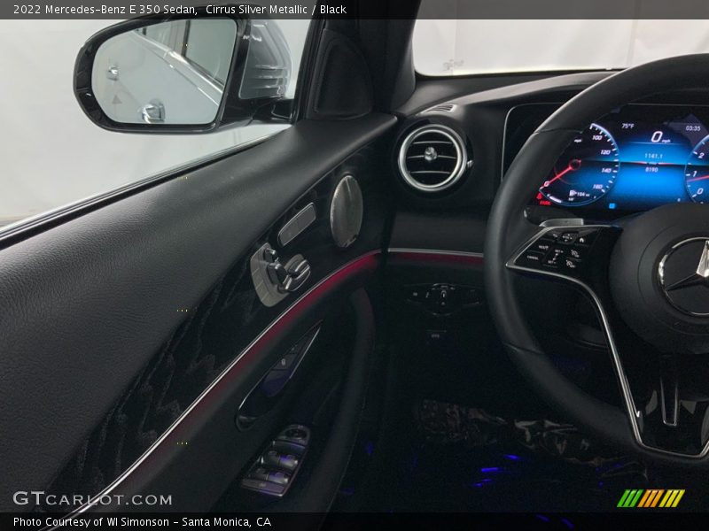 Cirrus Silver Metallic / Black 2022 Mercedes-Benz E 350 Sedan