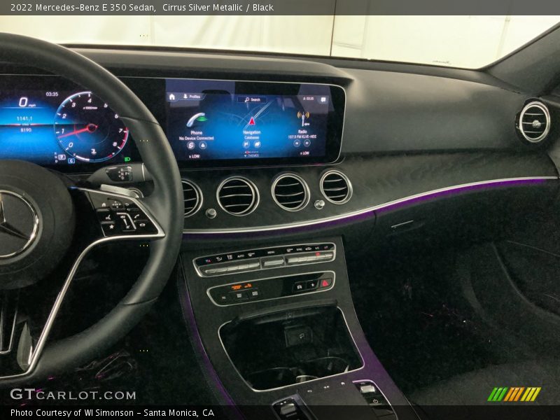 Cirrus Silver Metallic / Black 2022 Mercedes-Benz E 350 Sedan