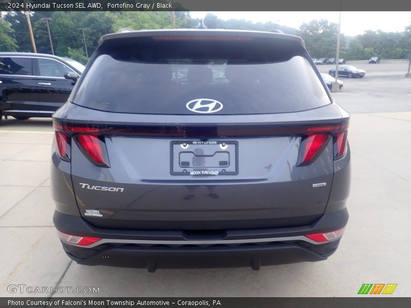 Portofino Gray / Black 2024 Hyundai Tucson SEL AWD