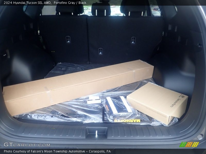 Portofino Gray / Black 2024 Hyundai Tucson SEL AWD
