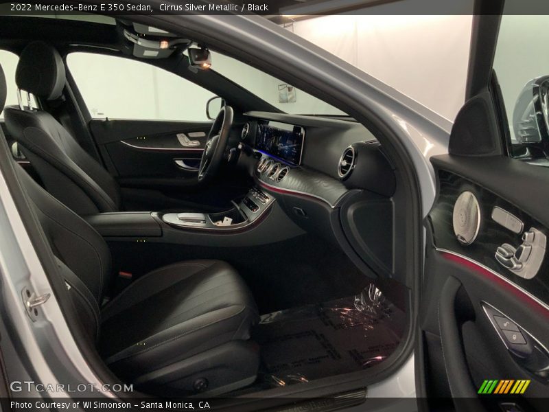 Cirrus Silver Metallic / Black 2022 Mercedes-Benz E 350 Sedan