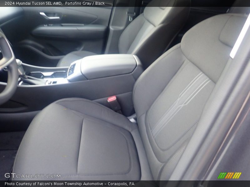Portofino Gray / Black 2024 Hyundai Tucson SEL AWD
