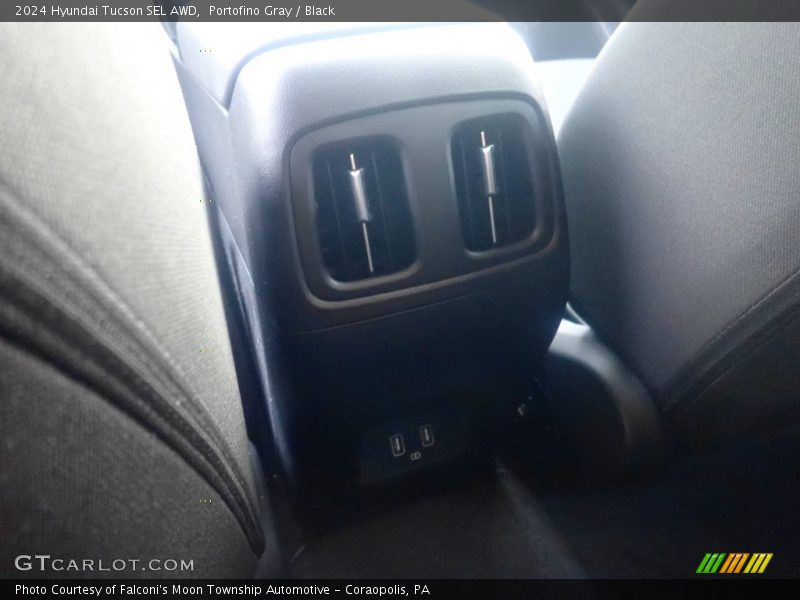 Portofino Gray / Black 2024 Hyundai Tucson SEL AWD