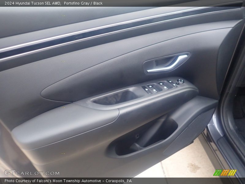 Portofino Gray / Black 2024 Hyundai Tucson SEL AWD